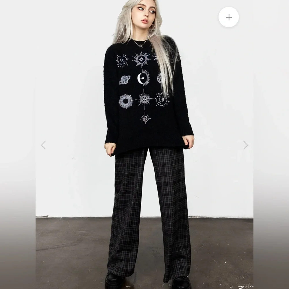 RARE Disturbia Celestial Embroidered Sweater - Picture 5 of 14
